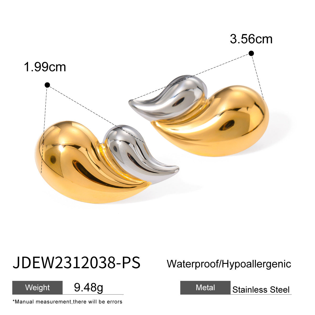 Modern Contrast Hoops