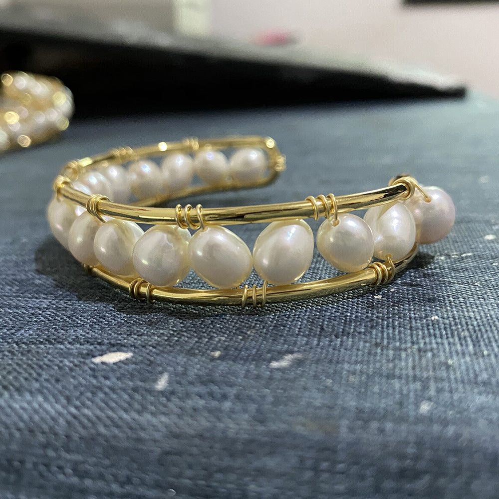 Handmade Pearl All-match Bracelet
