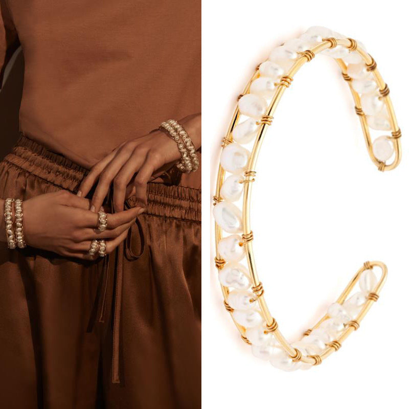 Handmade Pearl All-match Bracelet