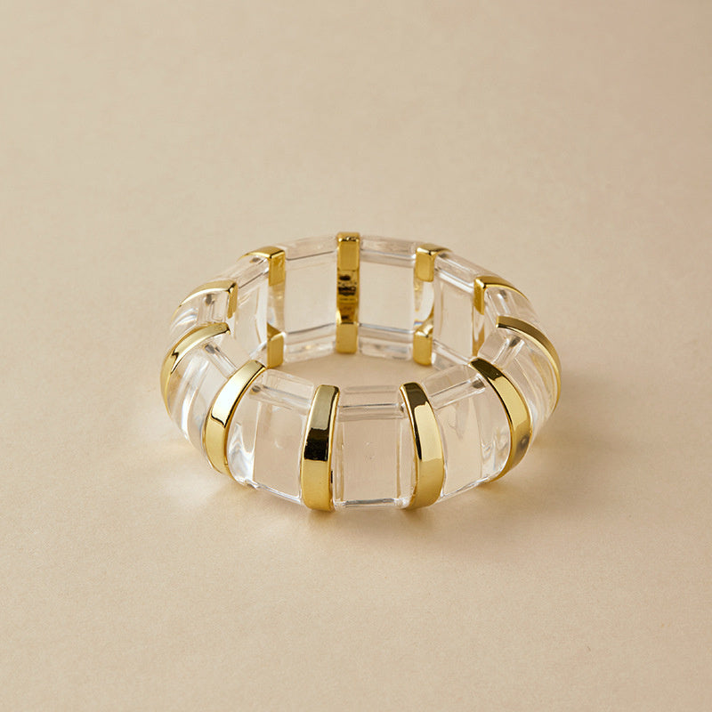 Acrylic Geometric Bracelet