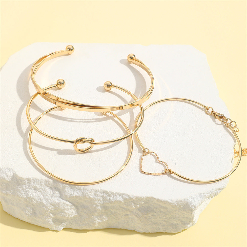 Multi-layer Geometric Charm Bracelets