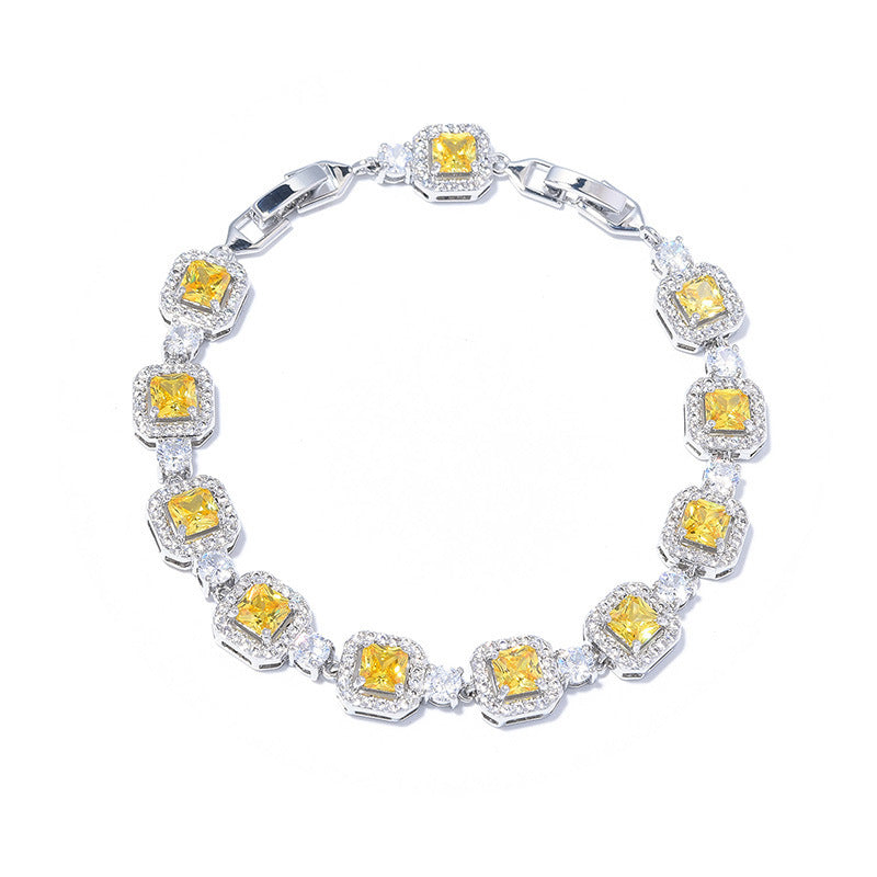 Adjustable Zircon Bracelet