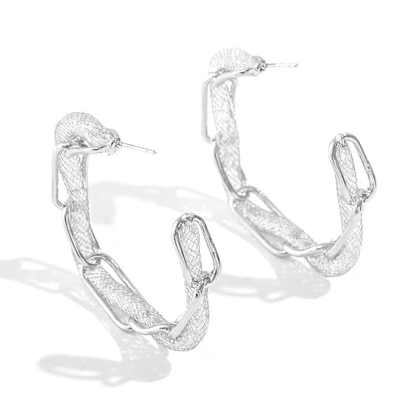 Modern Contrast Hoops