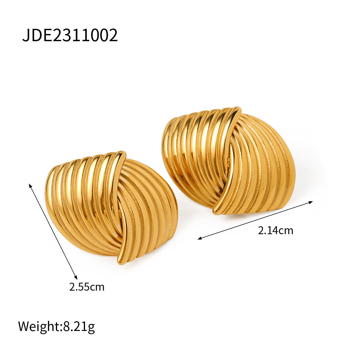 Modern Contrast Hoops