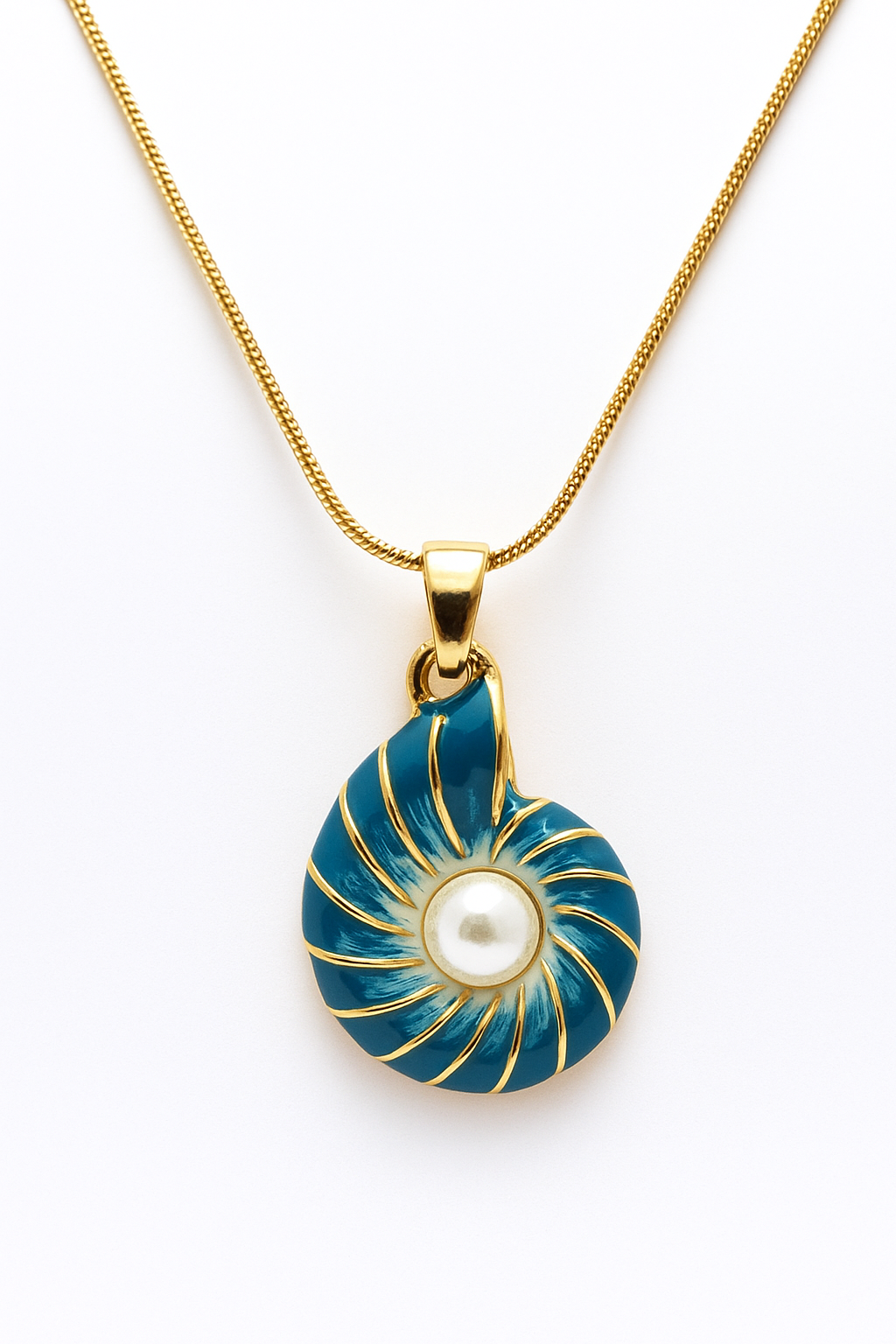 Dripping Conch Baroque Pearl Necklace