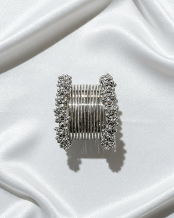 Silver Harmony Bangles