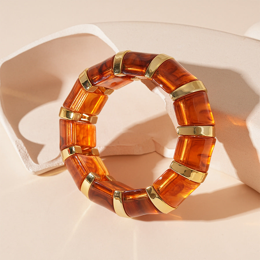 Acrylic Geometric Bracelet