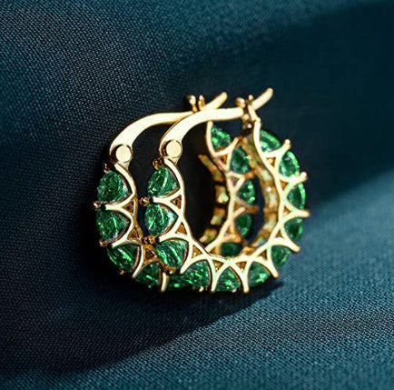 Zircon Rhinestones Earrings
