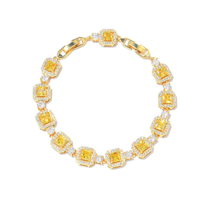 Adjustable Zircon Bracelet