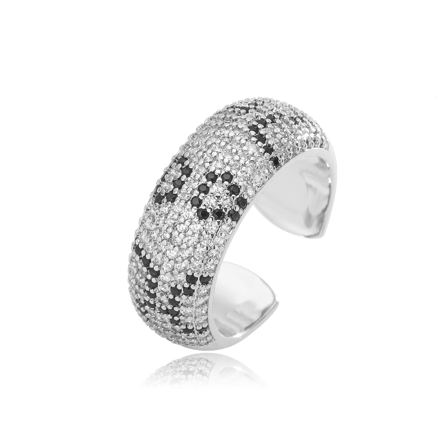 Luxury Serpentine Leopard Print Ring