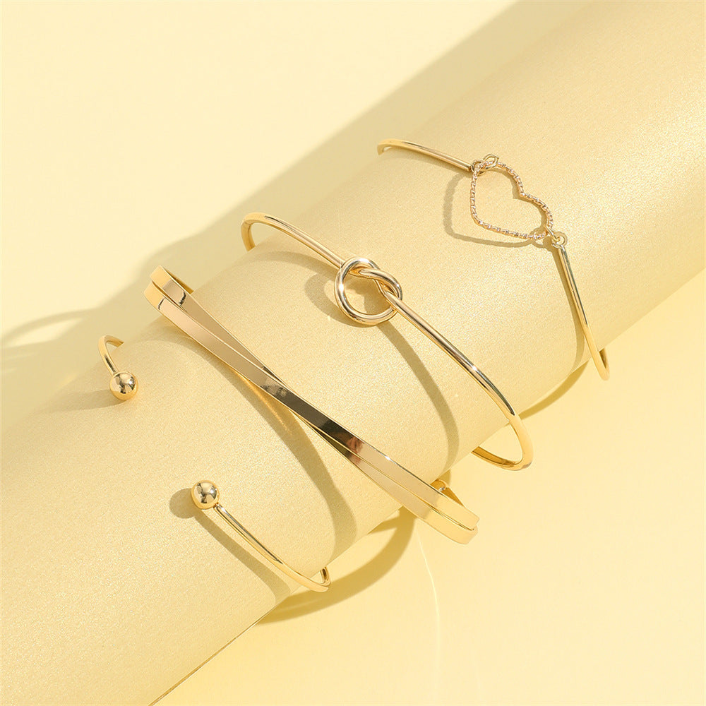 Multi-layer Geometric Charm Bracelets