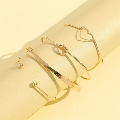 Multi-layer Geometric Charm Bracelets