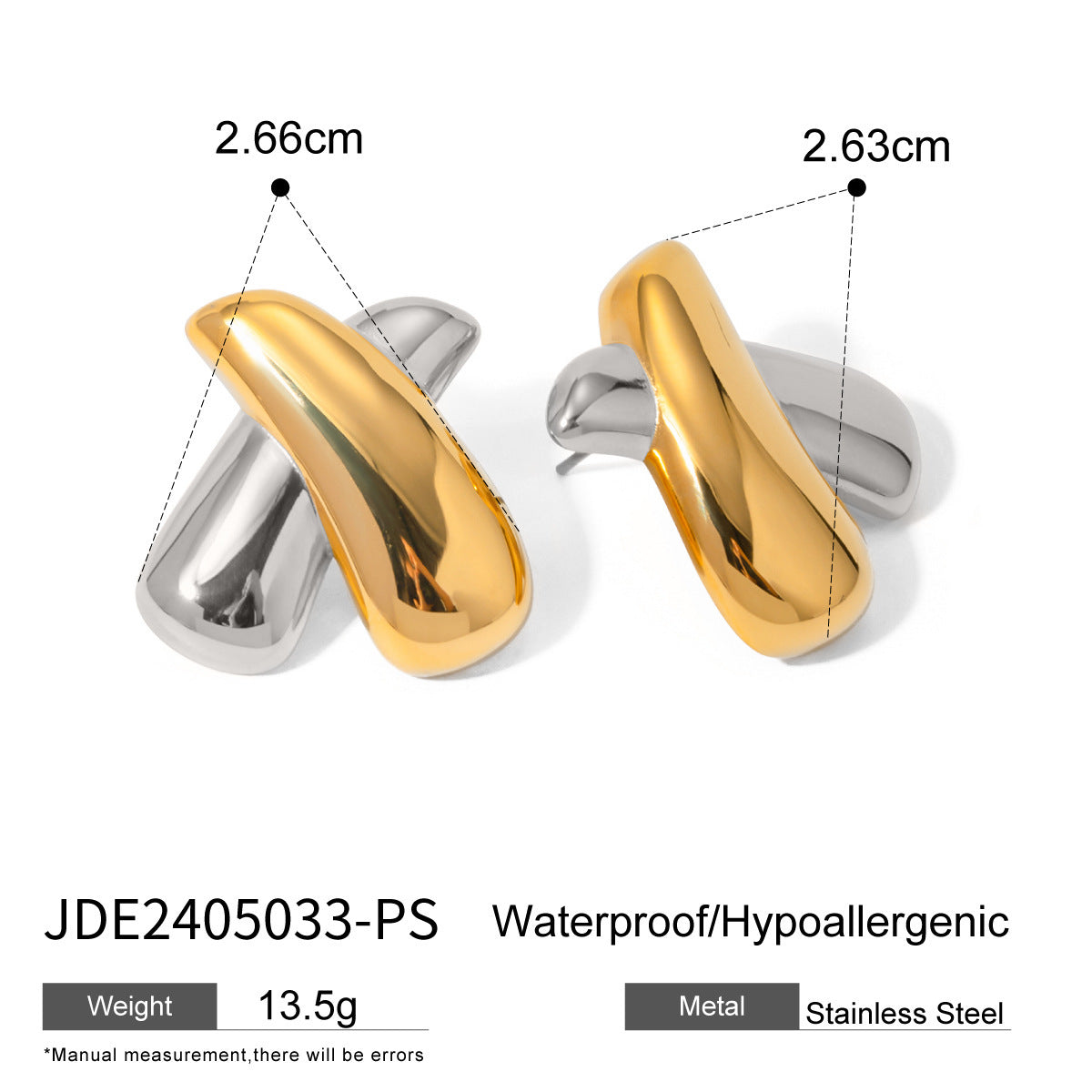 Modern Contrast Hoops
