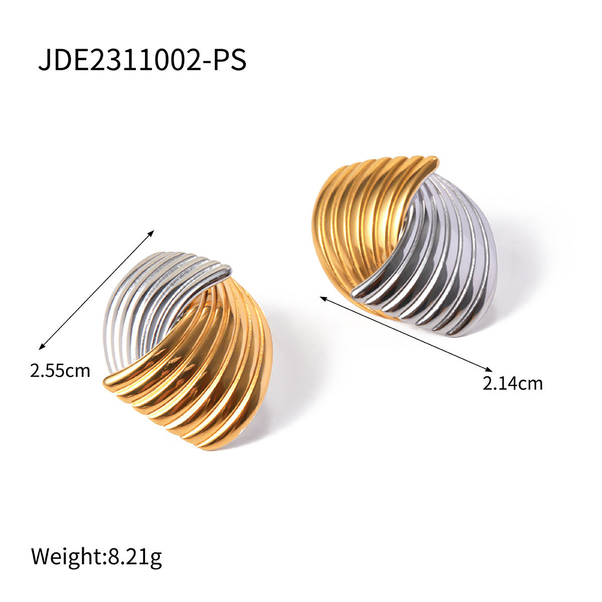 Modern Contrast Hoops