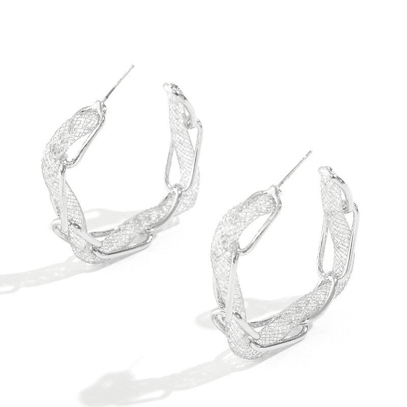 Modern Contrast Hoops
