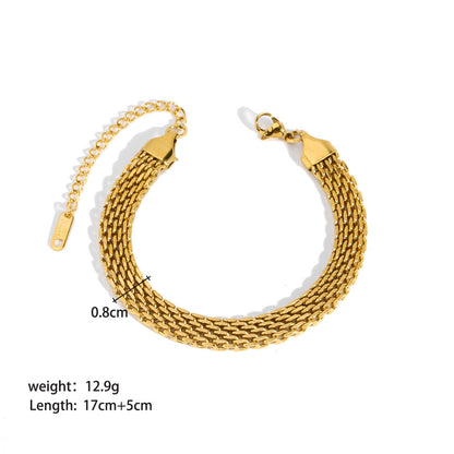 Feminine Ornament Steel Bracelet