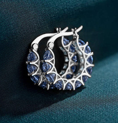 Zircon Rhinestones  Earrings