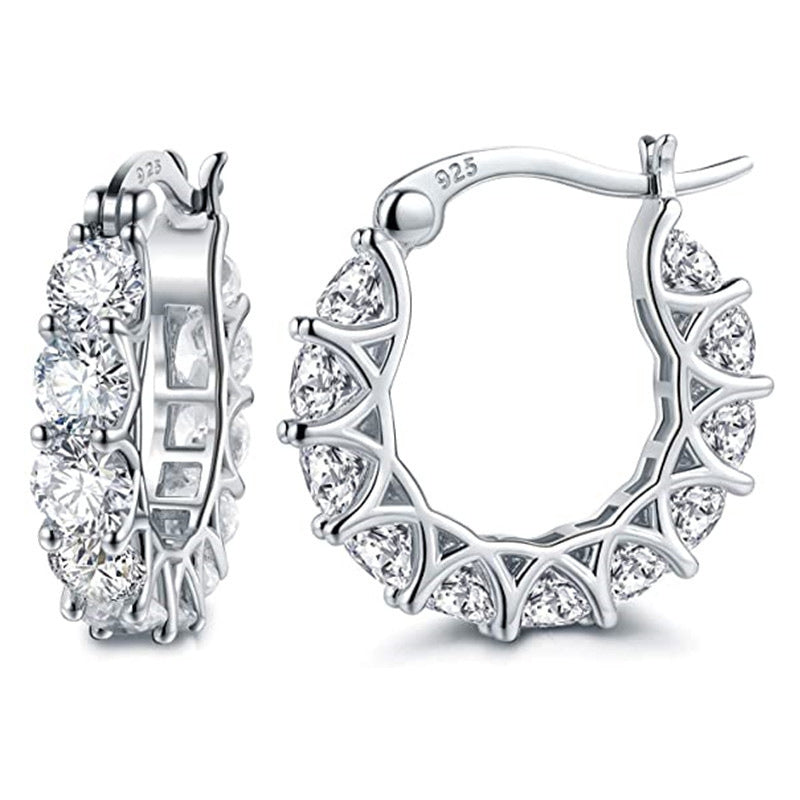Zircon Rhinestones  Earrings
