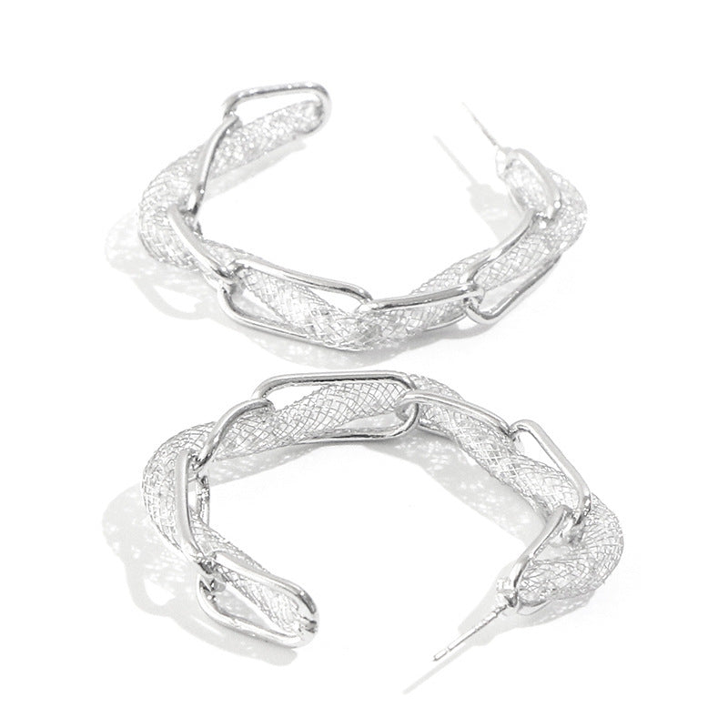 Modern Contrast Hoops