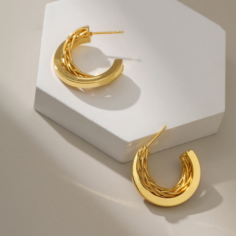 Twist Stud Earrings