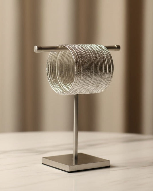 Silver Sheen Bangles