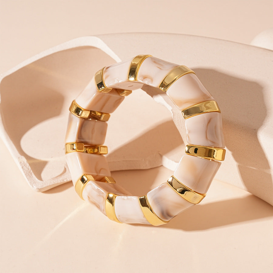 Acrylic Geometric Bracelet