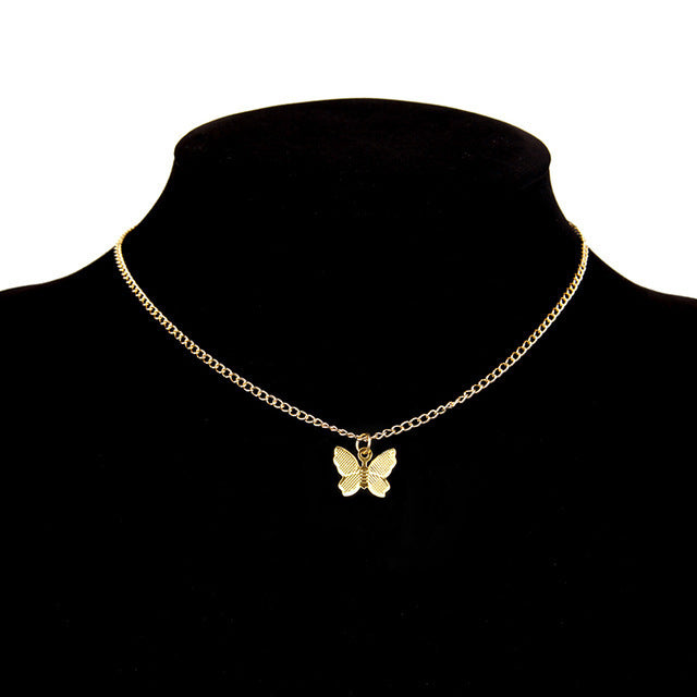 Butterfly Pendant Necklace