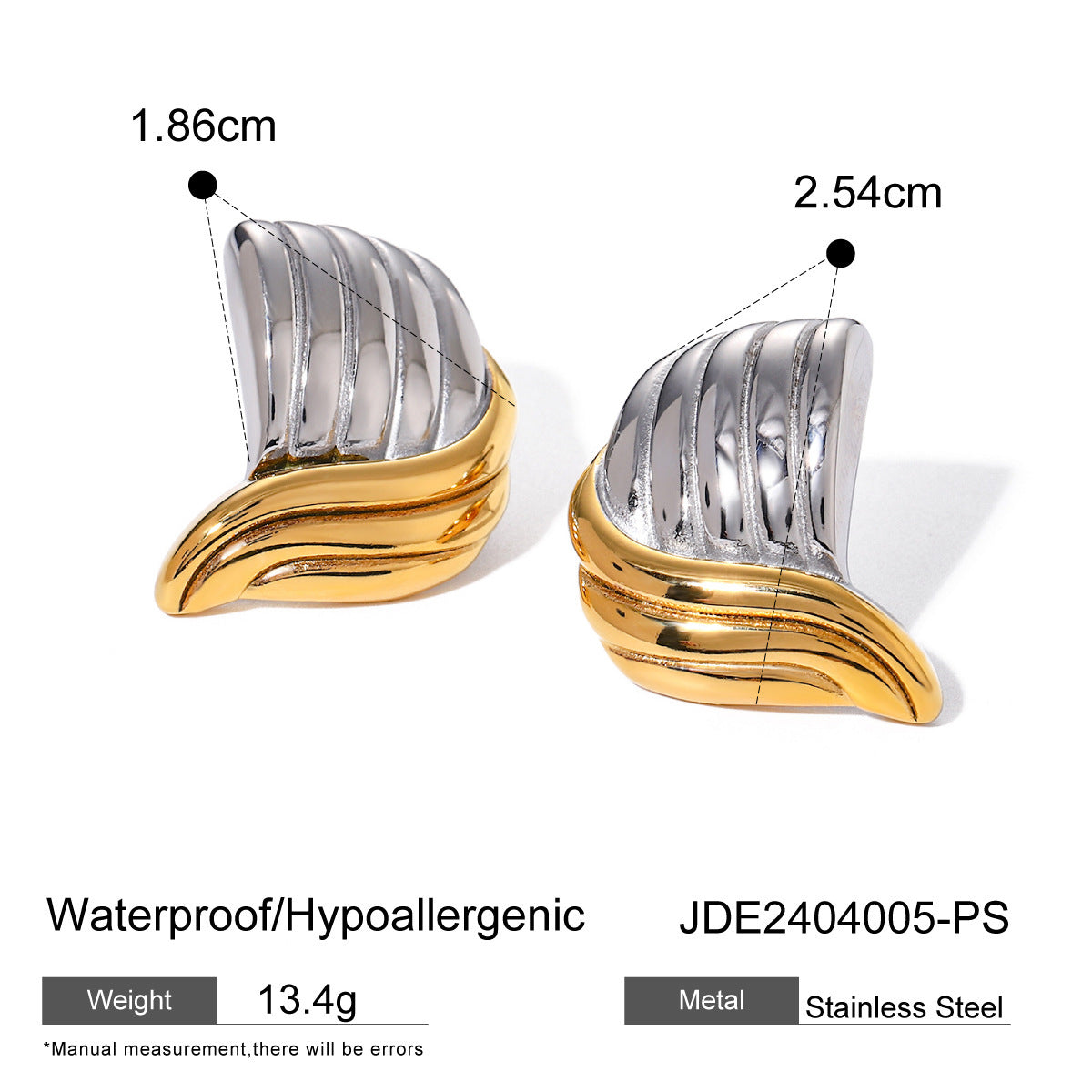 Modern Contrast Hoops