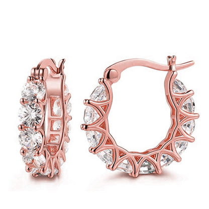 Zircon Rhinestones  Earrings